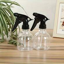 1pc Multi-Functional Garden Watering Pot, Transparent Plastic Spray Bottle For Hair Misting And Hydration