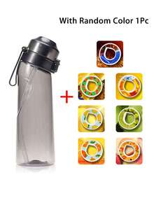 1 个运动水瓶，含 1 个随机熊形口味豆荚，0 糖 0 卡路里口味豆荚，情人节礼物，生日礼物，适合健身房，口味随机 - 彩色 - 查看 10