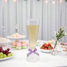 25/10/5 pièces Tasse haute de 155ml, en matière plastique, réutilisable, convient pour les boissons froides, les boissons chaudes, les desserts, les jus, le thé noir, etc. Convient pour les mariages, les anniversaires, la Saint-Valentin, Halloween, Noël et toutes sortes d'événements festifs