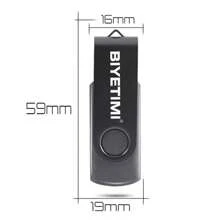 5 confezioni da 64GB Pendrive con logo personalizzato, chiavetta USB ad alta velocità, memoria stick, unità flash USB 2.0, memoria USB come regalo per PC, auto, TV, stampa laser