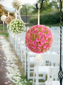 Artificial Boxwood Grass Balls,Simulation Garden Grass Balls,Flower Balls,17cm,6.7inch,Pink,Autumn,Pool Decoration,Wedding Decoration,Mother's Day Decoration,Bright Colour,Easy To Remove,Can Be Used For 1-3 Years,No Need To Take Care Of It,Office Living Room Bedroom Dining Room Decoration,Party Wedding Garden Decoration,Home Decoration,Party School Dormitory Decoration