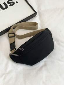 Fanny Pack Crescent-Shaped Chest Bag Large Capacity Sling Bags Crossbody Bag Multifunctional Waist Bags Travel - متعدد الألوان - مشاهدة 1