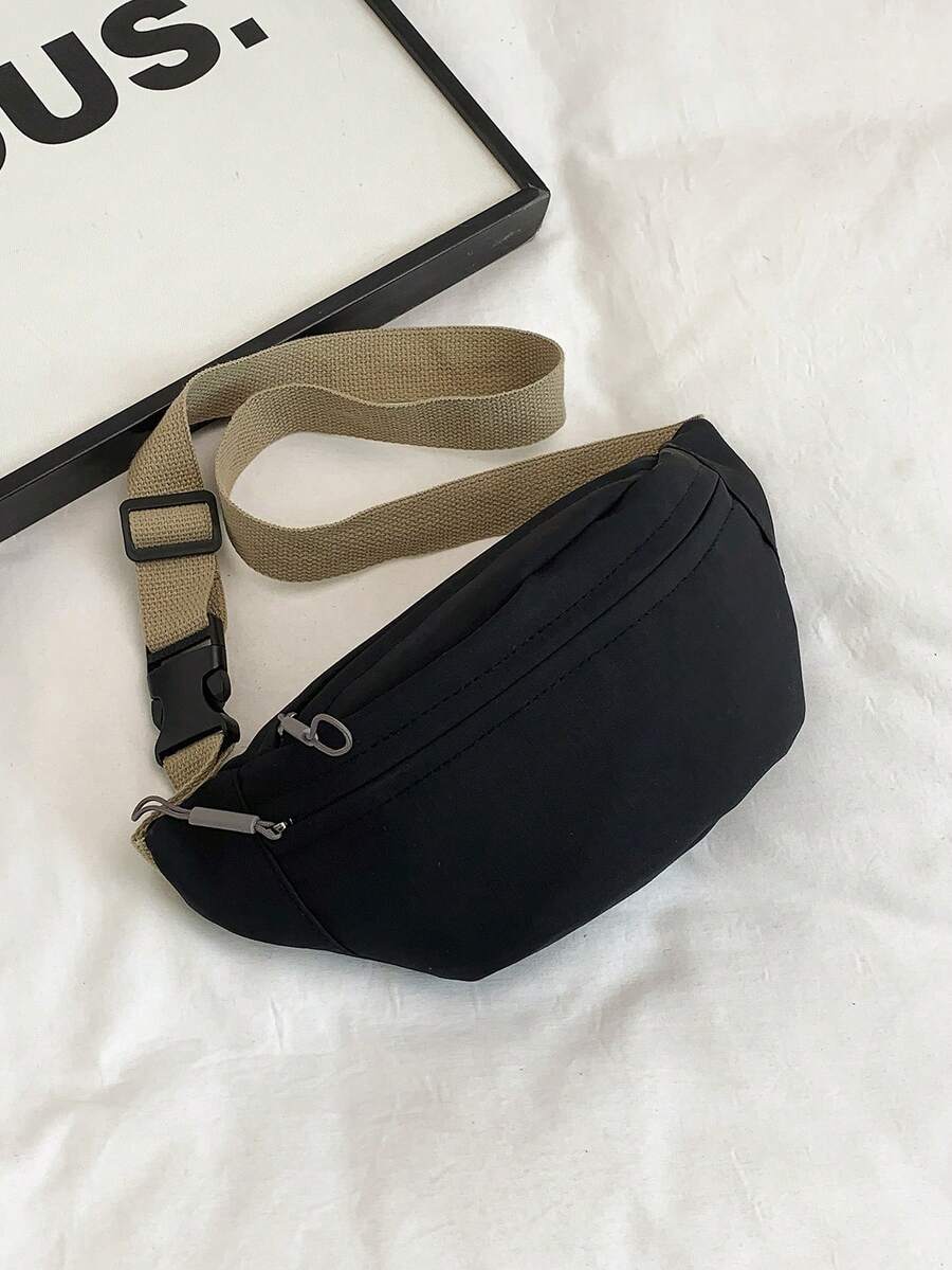 Fanny Pack Crescent-Shaped Chest Bag Large Capacity Sling Bags Crossbody Bag Multifunctional Waist Bags Travel - متعدد الألوان - مشاهدة 1