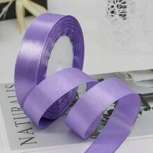 Rainbow Ribbon Solid Series 10 Colors Double Sided Satin Ribbon Used For Gift Packaging, Happy Birthday Party Decoration, Wedding Decoration, And Bouquet Decoration