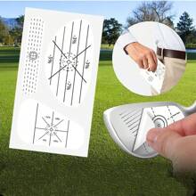 25 Sheets,3 In 1 Golf Training Assistance Ball Patches, Golf Impact Label Tape, Golf Impact Stickers, Easy To Peel Off And Stick On