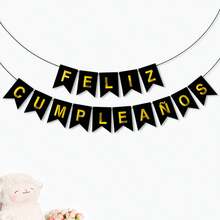 Biểu ngữ chúc mừng sinh nhật tiếng Tây Ban Nha Feliz Cumpleanos - Đồ trang trí tiệc cho sinh nhật, lễ kỷ niệm & sự kiện, Đồ trang trí sinh nhật vui vẻ, Phụ kiện lễ kỷ niệm, Thiết kế lễ hội - Nhiều màu - Xem 19