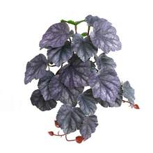 1 件仿真植物龟背竹，带茎假叶，假植物，客厅酒店窗户办公室装饰，家居装饰，房间装饰，耐用塑料水生装饰，适用于鱼缸和爬虫缸 - 逼真的水生植物效果 - 23葉 - 查看 12