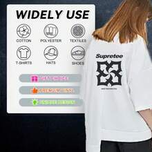 Black PU Transfer Film 12"X6ft – Perfect For DIY T-Shirts, Tote Bags And Creative Projects - Black - View 7