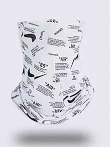 Lightweight Breathable Ice Silk Sun Protection Face Mask, Outdoor Neck Gaiter With Ear Loops, Unisex