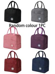 Lunch Bag,Bento Tote Bag,Waterproof And Oil-Proof Worker's Lunch Bag,Bear Lady Lunch Bag,Portable Insulated Bag,Waterproof And Oil-Proof Worker's Lunch Bag,Reusable Lunch Bag,Can Be Used For Outing,Work Etc., Back To School, Outdoor Carrying Bag