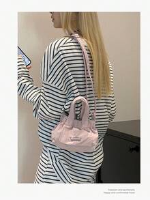 Japanese-Korean Style Model - Small Foldable Women's Crossbody Shoulder Bag - Lightweight, Suitable For Mobile Phones