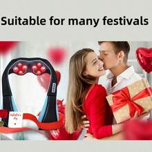 The Shoulder And Neck Massager Is Suitable For The Shoulders, Neck, Legs, Waist And Feet. It Can Be Used At Home, In The Car Or Office For Deep Tissue Kneading And Massage To Relax The Whole Body. It Is A Gift For Elders, Family Members, Men And Women