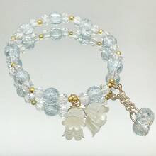 1pc Delicate Beaded Bracelet, Unique Design Ins Inspired Colorful Bead Bracelet For Women, Suitable For Daily Wear, Date And Commuting