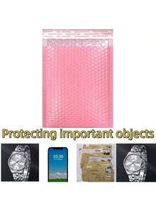 10pcs Shock-Resistant Bubble Bag Packaging - Perfect For Garment, Clothing & Small Items Shipping - White - View 5