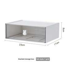 Desktop Cosmetics Storage Rack, Makeup Organiser,Drawer Organiser,Rabbit Stationery Storage Box, Desktop Drawer Storage Box, Stackable Drawer Storage Box, Rabbit-Style Drawer Storage Box, Multifunctional Organizer For Office And Dresser, Suitable For Space-Saving Design Of Family Dormitory Desk At The Entrance Of Hair Accessories, Stationery And Jewelry Bedroom Living Room.