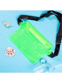 1pc Waterproof Swimming Diving Bag, PVC Waist Bag Shoulder Bag, Underwater Phone Case, Waterproof Waist Bag PVC Bag Waist Bag For Men And Women With Adjustable Waist Belt, Waterproof Dry Bag To Keep Cell Phone And Valuables And Dry, Great For Kayaking, Beach, Camping And Swimming