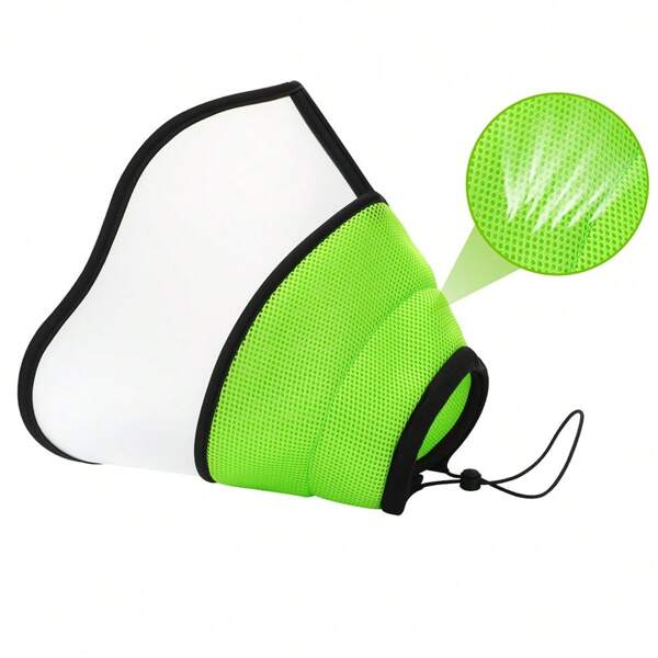 Adjustable Thick Plastic Elizabeth Collar For Pets, Soft Neck Cone For Dogs After Surgery To Prevent Licking, Scratching, Grooming Protection