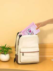 Mesh Nylon Nurse Themed Cosmetic Bag,Casual Style, Stethoscope, Heart, Syringe, Thermometer Graphic Print, "She Works Willingly With Her Hands,Cute Makeup Bag,The Best Gift For Medical Staff, Gift For Women,Portable Multipurpose Cosmetic Bag, Women's Makeup Bag Travel Toilet Organizer, Back To School Doctor Nurse Gift,Makeup Bag Skincare Bag Toiletry Bag,Travel Essentials Dorm Essentials - Multicolor - View 5