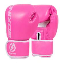 GINGPAI Youth Boxing Gloves, Breathable Thickened Fighting Gloves For Adults, Muay Thai Training