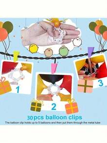 2 Sets Stainless Steel Balloon Telescopic Pillar Stand Table Floating Decoration Kit, Party Decor, Balloon Accessories, Wedding Supplies (Includes Balloon Clip)