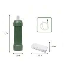 1pc Water Purification Straw, Portable Water Filter Water Purifier, Survival Equipment, Suitable For Hiking, Camping Mini Water Filtration System, Straw Water Purification System, Portable Water Filter-Outdoor Emergency And Survival Equipment, Suitable For Hiking, Camping Accessories And Travel - Multicolor - View 9