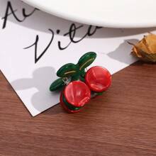 1pc Premium Strawberry & Cherry Handmade Acetate Hair Claw Clip Hair Clips Hair Jaw Clip Hair Clamps Hair Clutch Hair Catcher Clip