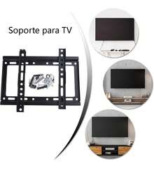 Soporte de pared para TV de 14 a 42 pulgadas - Negro - Ver 1