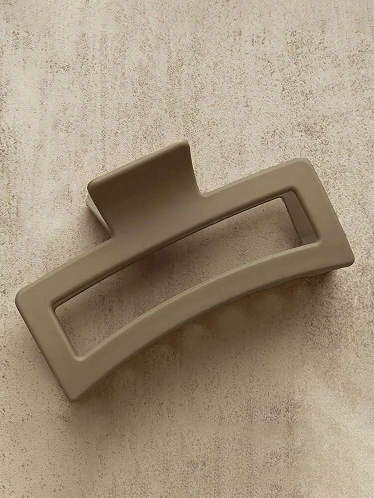 4 piezas/1 pieza Pinzas para el cabello de mujer cuadradas de color negro, blanco, caqui y marrón de plástico ligero, de moda, versátiles, elegantes y minimalistas de unicolor degradado, adecuadas para salidas diarias, casual, fiesta, viajes, coleta, moño, lavarse la cara, bañarse, maquillaje, accesorio de vestir, pañuelos para el cabello de mujer, accesorios para el cabello de invierno, elegante pinza - Multicolor - Añade 10