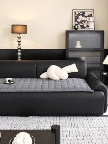 1pc All Season Sofa Cushion Cover, Non-Slip, Modern, Washable, Quilted, Luxury Sofa Seat Pad