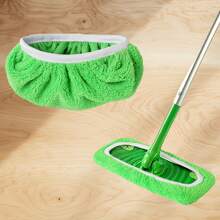 4-Piece Reusable Mop Pad - Highly Absorbent, Easy To Clean Floor Cleaning Cloth, Suitable For Both Dry And Wet Use, Durable Dust Removal Mop Head, Battery Free, Perfect For Home And Commercial Flooring