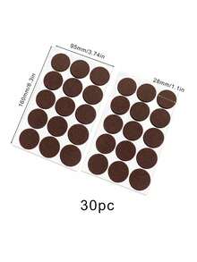 30/48 Stück Set rutschfeste Tisch- und Stuhlgleiter, beige, verschleißfest, Geräuschminderung, Schutzgleiter für Möbel, braune Möbelgleiter (Das Produkt hat nach dem Anbringen eine rutschfeste Funktion, vermeiden Sie es, den Hocker zu stark zu ziehen, um Beschädigungen am Boden zu vermeiden)