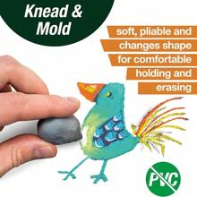 1pc Malleable Eraser, Dough Kneading Stationery, Art Student Sketching, High-Gloss Eraser, School Supplies,Back To School