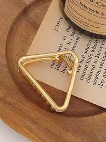 1/6 chiếc kẹp tóc mini bằng kim loại, thích hợp cho nữ, kẹp tóc càng cua, kẹp tóc hàm, kẹp tóc cài, kẹp giữ tóc, phụ kiện tóc mùa thu đông cho nữ, thích hợp cho trang phục đi nghỉ mát, mùa hè, đi biển. - Vàng - Xem 10