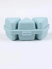 1pc Triangle Sushi Mold, 6-Cavity One-Press Non-Stick Rice Ball/Onigiri Maker Tool, Suitable For Seaweed Rice Ball And Sushi - Baby Blue - View 11