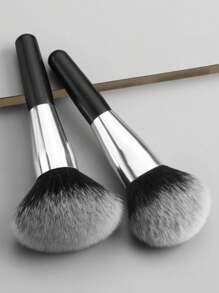 2 Peças Conjunto de Pincéis de Maquiagem Multiuso, Incluindo Pincéis de Pó e Blush, Adequado como Presente
