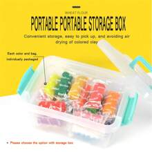 24/12 Colors Air Dry Modeling Clay, Children Sculpting Clay, Non-Stick Ultra-Light DIY Soft Magic Clay With Sculpting Tools And Game Cards, Children Art And Craft Gift, Gift Box And Refill