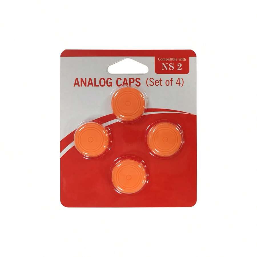 4 个适用于 2 控制器的硅胶摇杆帽，防滑、防刮、防汗，增强操作体验 - 彩色 - 查看 1