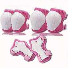 ZhuiWei 6pcs Knee Pads, Hand Guards, Elbow Pads Set, ,Lightweight And Comfortable To Wear - Breathable - Suitable For Riding, Skating, Skateboards