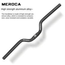 MEROCA Bike Handlebar Straight/Swallow Aluminum Alloy Bicycle Riser Handlebar 25.4X540/580mm Bicycle Parts For Mountain Bikes - Multicolor - View 10