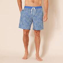 Essentials - Bañador de Secado rápido para Hombre - Blanco Marino Pintado Floral - Ver 7