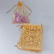 25/50/100PCS Eyelash Gauze Bags, Gift Packaging Bags, Gift Bags, Home And Daily Necessities, Festival And Party Supplies, Wedding Supplies, Gift Decoration Packaging, Nylon Bags, Jewelry And Accessory Packaging, Gift Hanging Bags, Beauty Bags, Skin Care Bags,