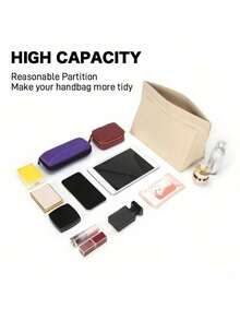 Simple Backpack Storage Bag Men's And Women's Backpack Backpack Storage Bag Backpack Storage Bag Back To School Supplies Back To School Essentials - Beige - View 3