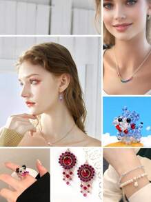 2400pcs 4MM Faceted Glass Beads Set Artificial Crystal Cut Beads Briolette Rondelle Crystal AB Beads Spacer Beads For Jewelry Making Bracelet Rings Necklace DIY 15/24 Colors