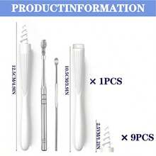 3 In 1 Ear Wax Removal Tool 2024 QGrips Ear Wax Removal Reusable And Washable Replacement Soft Silicone Tips For Cleaner Earwax Ear Wax Removal Kit Contains 3 Types Of Ear Cleaner Tools -It Is Important For Beauties - 如圖 - 查看 7