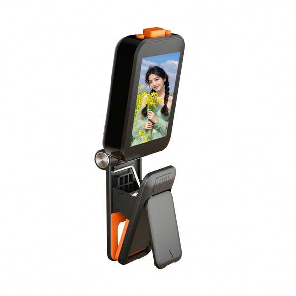 Handy-Selfie-Bildschirm HD Co-Screener mit Ton mit Foto-Taste Universal-Selfie-Stick Handy Casting Bildschirm Selfie-Stick