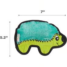 Outward Hound Durablez Minis Stuffing-Free Squeaky Plush Dog Toy For Puppies & Small Dogs - Interactive, Soft Yet Tough, No Mess, Jumbo Squeaker, Long-Lasting Play, Fox - Nhím - Xem 6