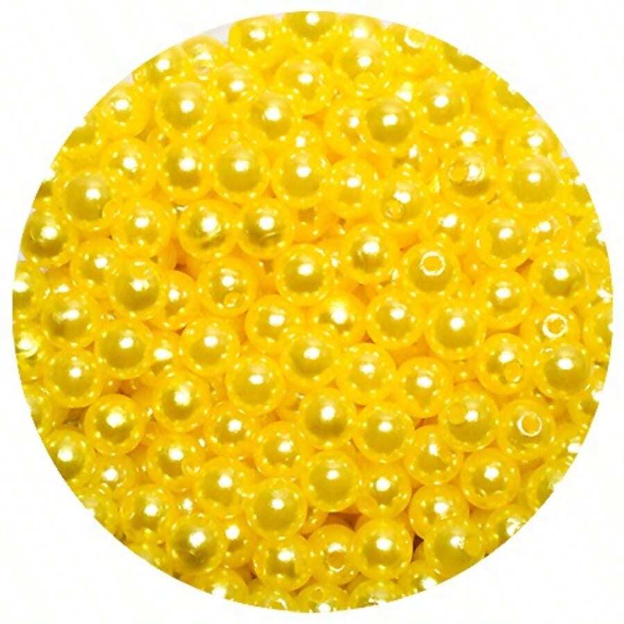 ABS Pearl 8mm 250 Units - Canary Yellow - View 1