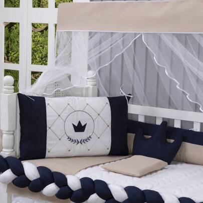 Kit Berço Coleção Paris 10 Peças Micropercal 200 fios