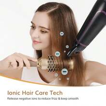 Round Brush For Blow Drying, Nano Thermal Ceramic &Amp; Ionic Tech Hair Brush With Boar Bristles, Professional Round Barrel Brush For Styling, Curling &Amp; Straightening By Sndyi (2.9 Inch, Barrel 1.7 Inch) - 1.7 Inch (Pack of 1) - 查看 4