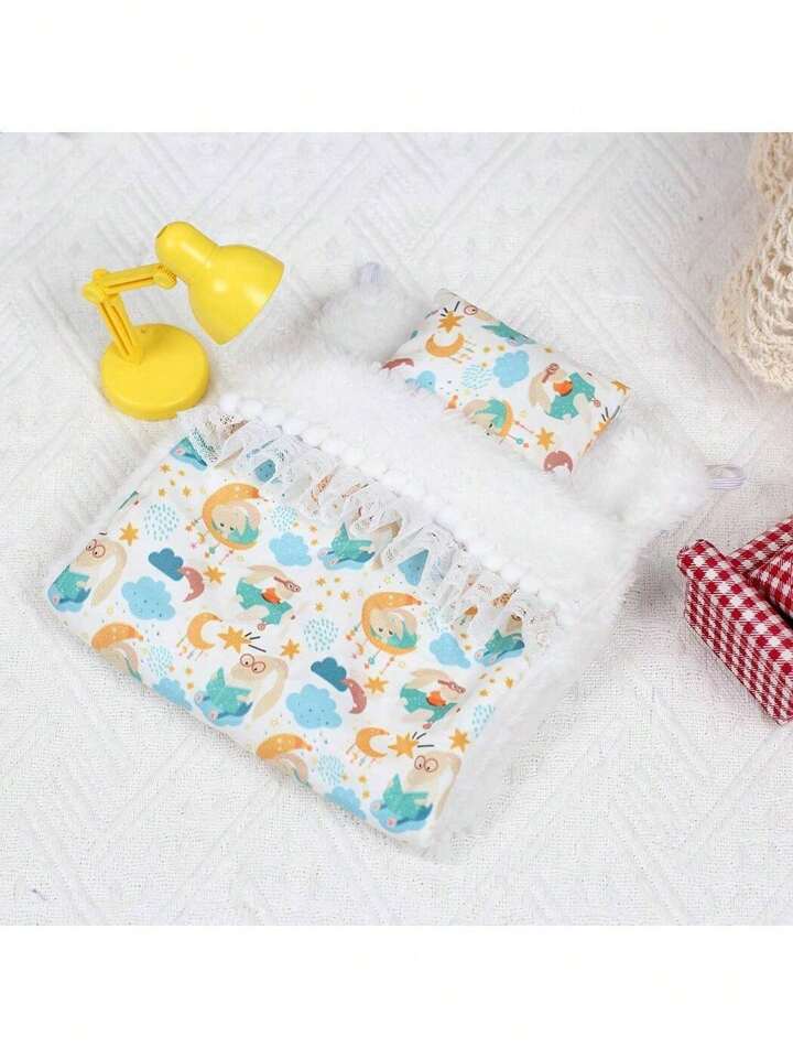 寝具と衣服のみ] 17cmラブブ ぬいぐるみ、マカロン世代1&世代2の